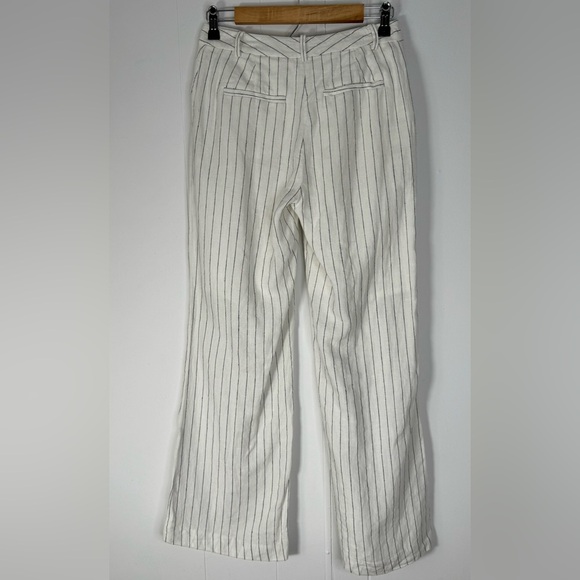 MICHAEL Michael Kors White Striped Pants - Picture 2 of 11